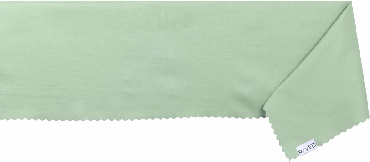 Raved Tafelkleed – 140 cm x 240 cm – Olijf Groen – Polyester – Kreukvrij