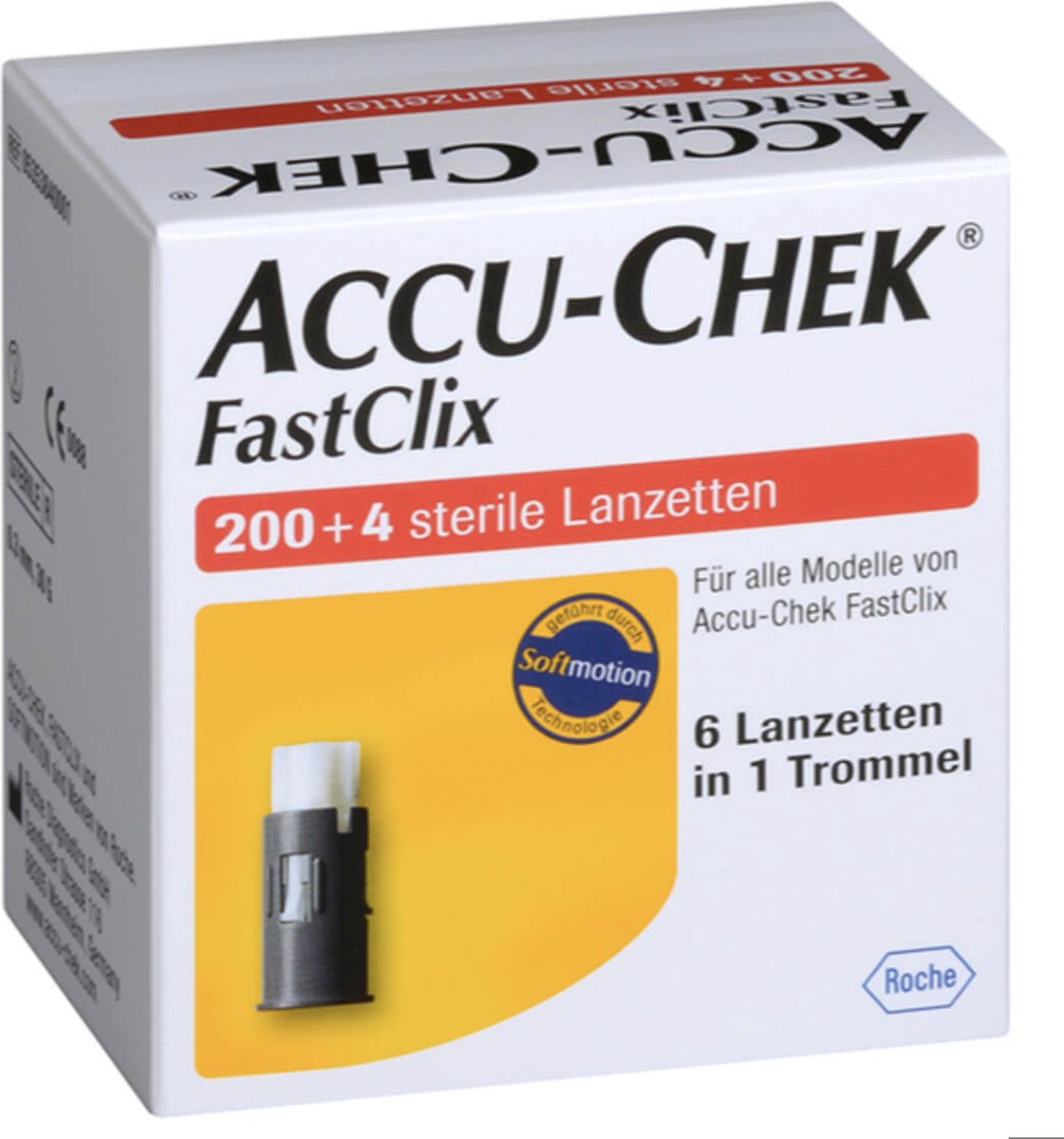 Accu-Chek FastClix 200 + 4 sterile Lanzetten