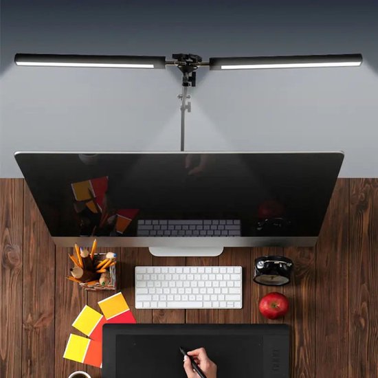 Founder FDDL03 - lampe de bureau longue dimmable - lampe orientable pour  grand écran