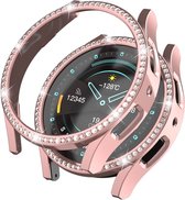 Samsung Galaxy Watch 6 44MM Coque Plastique Rigide Diamant Rose