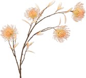 Viv! Home Luxuries Protea - fleur artificielle - orange - 111cm - qualité supérieure