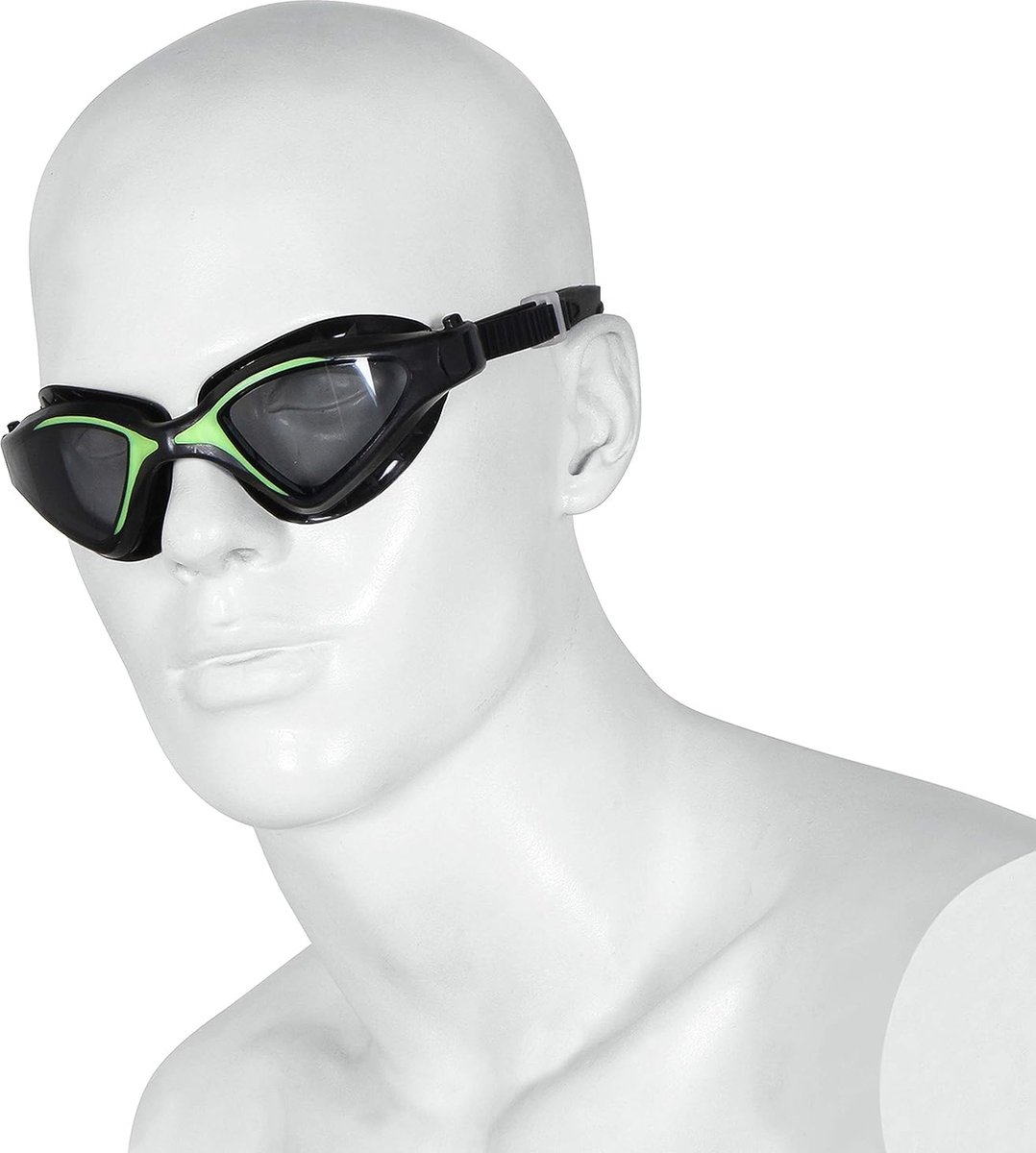 Nivia Unicore Swimming Goggles (zwart/groen)