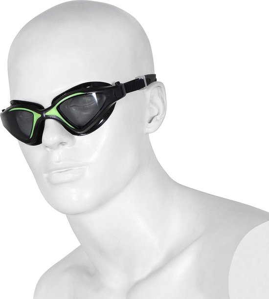 Lunettes de natation Nivia Unicore (noir/vert)