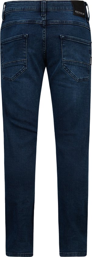 Retour jeans Tobias warm indigo Jongens Jeans - dark blue denim - Maat 146  | bol