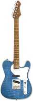 Aria 615-MK2 TQBL elektrische gitaar - telecaster