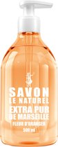 6x Savon Le Naturel Natuurlijke Handzeep Oranjebloesem 500 ml