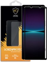 Sony Xperia 1 IV Screenprotector - MobyDefend Gehard Glas Screensaver - Zwarte Randen - Glasplaatje Geschikt Voor Sony Xperia 1 IV