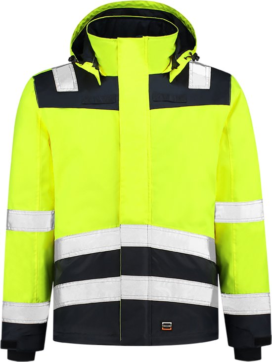 Parka midi haute visibilité Tricorp 403023 bicolore - Jaune fluo/encre - 4XL