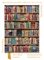 Flame Tree Quarto Notebook- Bodleian Libraries: Hobbies & Pastimes Bookshelves (Foiled Quarto Journal)