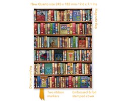 Flame Tree Quarto Notebook- Bodleian Libraries: Hobbies & Pastimes Bookshelves (Foiled Quarto Journal)