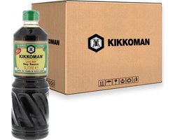 Kikkoman - Sojasaus (Minder zout) - 6x 1 ltr