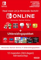 Nintendo Switch Online + Uitbreidingspakket - 365 Dagen Individueel Lidmaatschap