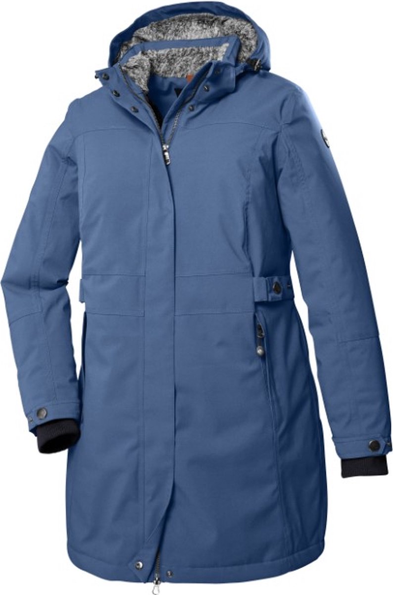 STOY parka dames winterjas - functionele winter parka - 39797 - blauw - maat 44
