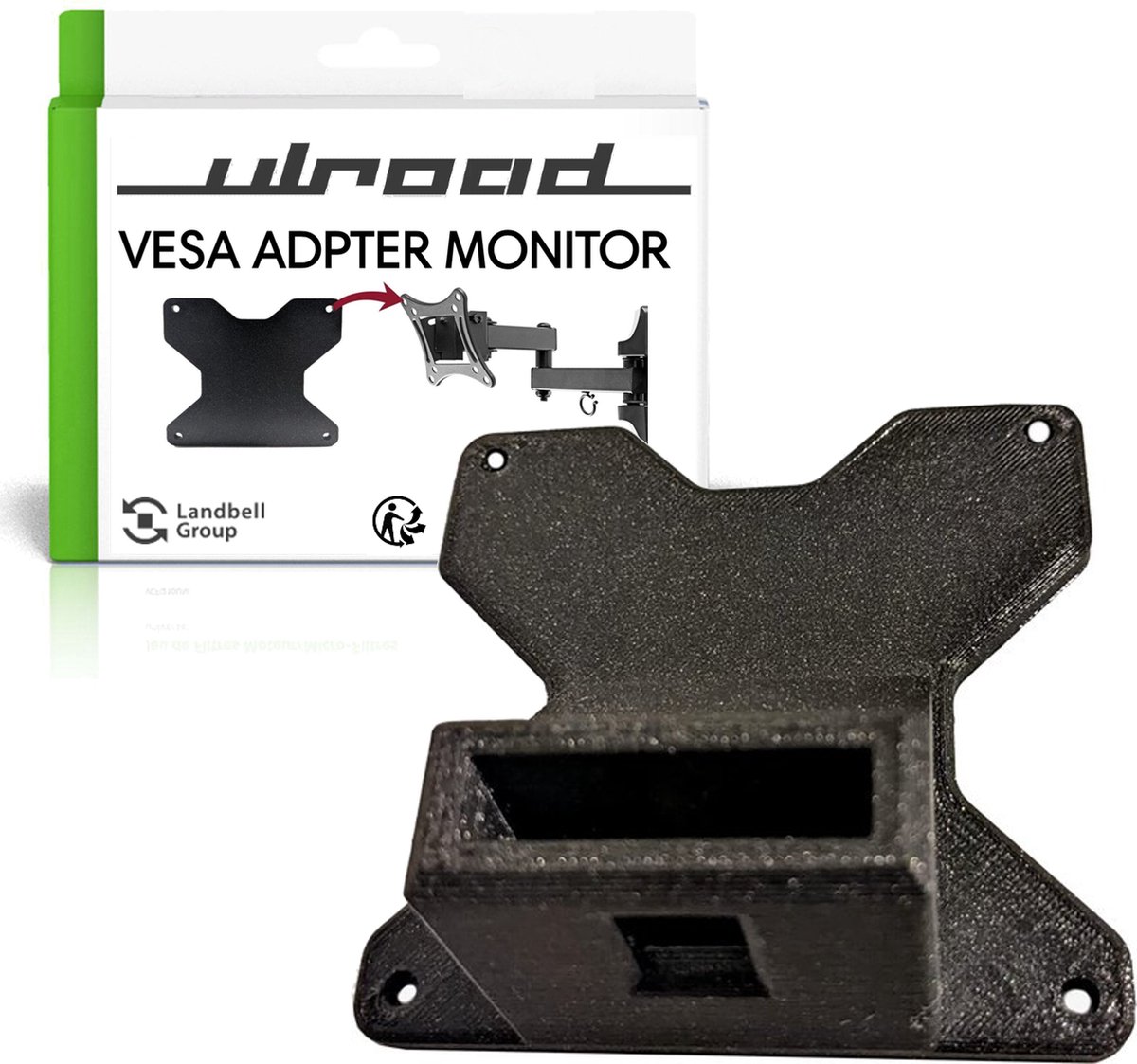 ULROAD VESA adapter geschikt voor HP Monitor 22f 24f 24fw 22es 22e 22ea 24es 24e 24ea 27es 27er 27ea75x75mm