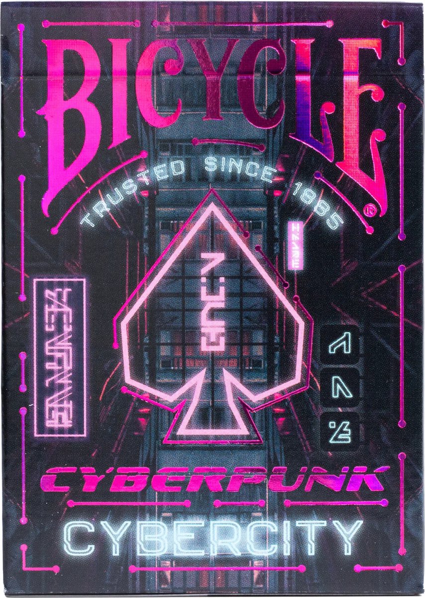 Bicycle Cyberpunk Cybercity - Premium Speelkaarten - Poker - Collectible