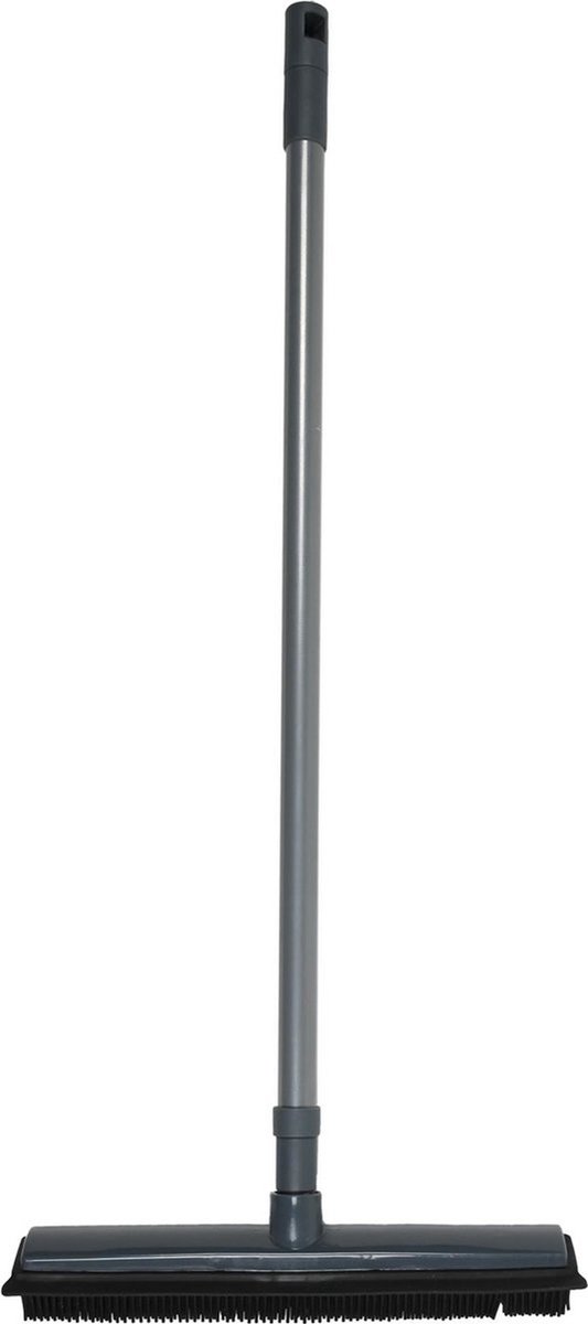 Bezem en borstel set - Rubber - Rood/Grijs - schoonmaakset van Simply Perfect — afbeelding 2