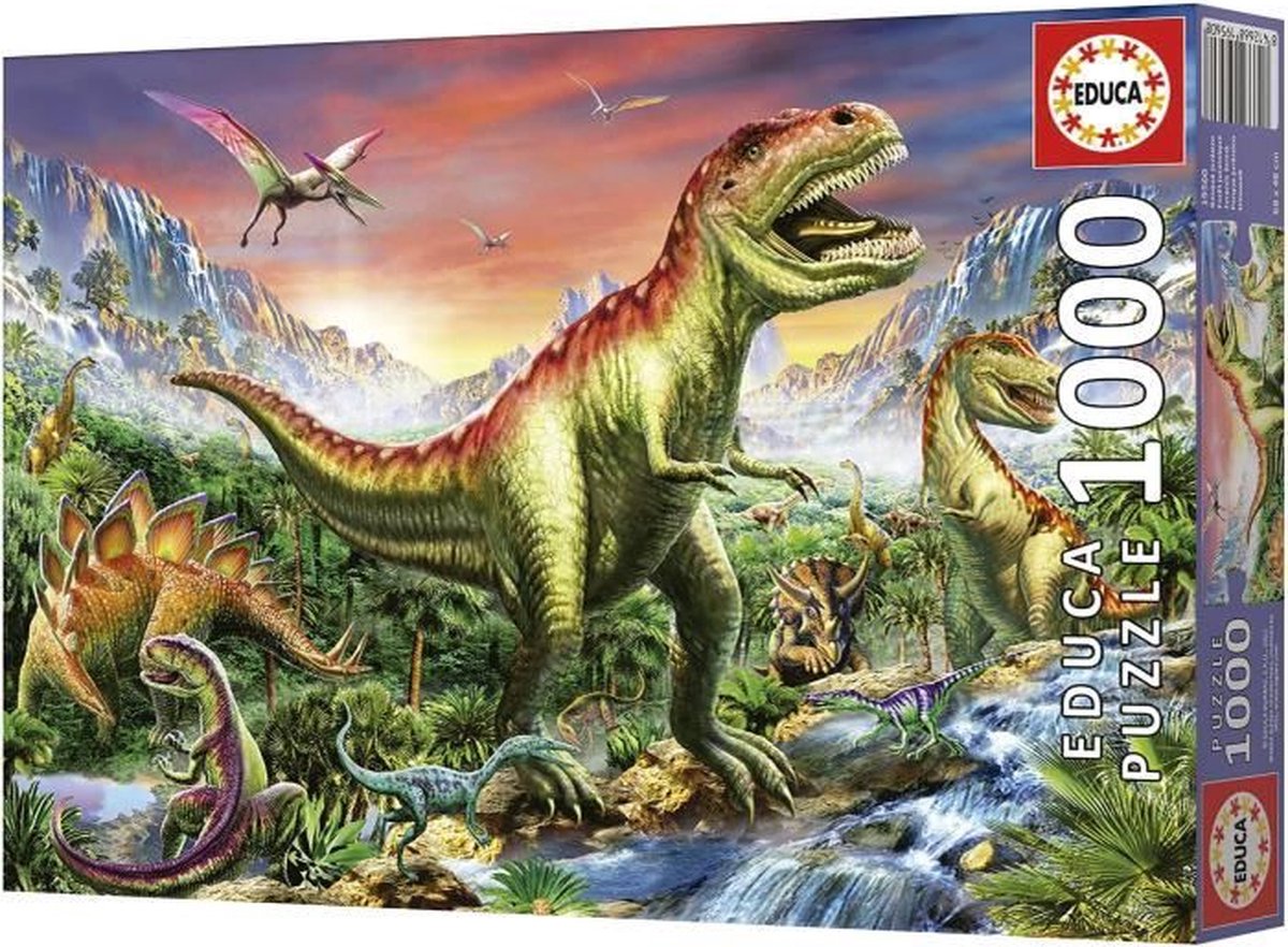 EDUCA - puzzel - 1000 stuks - Dinos