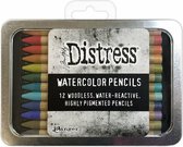 Distress watercolor pencils 12 stuks kit 3