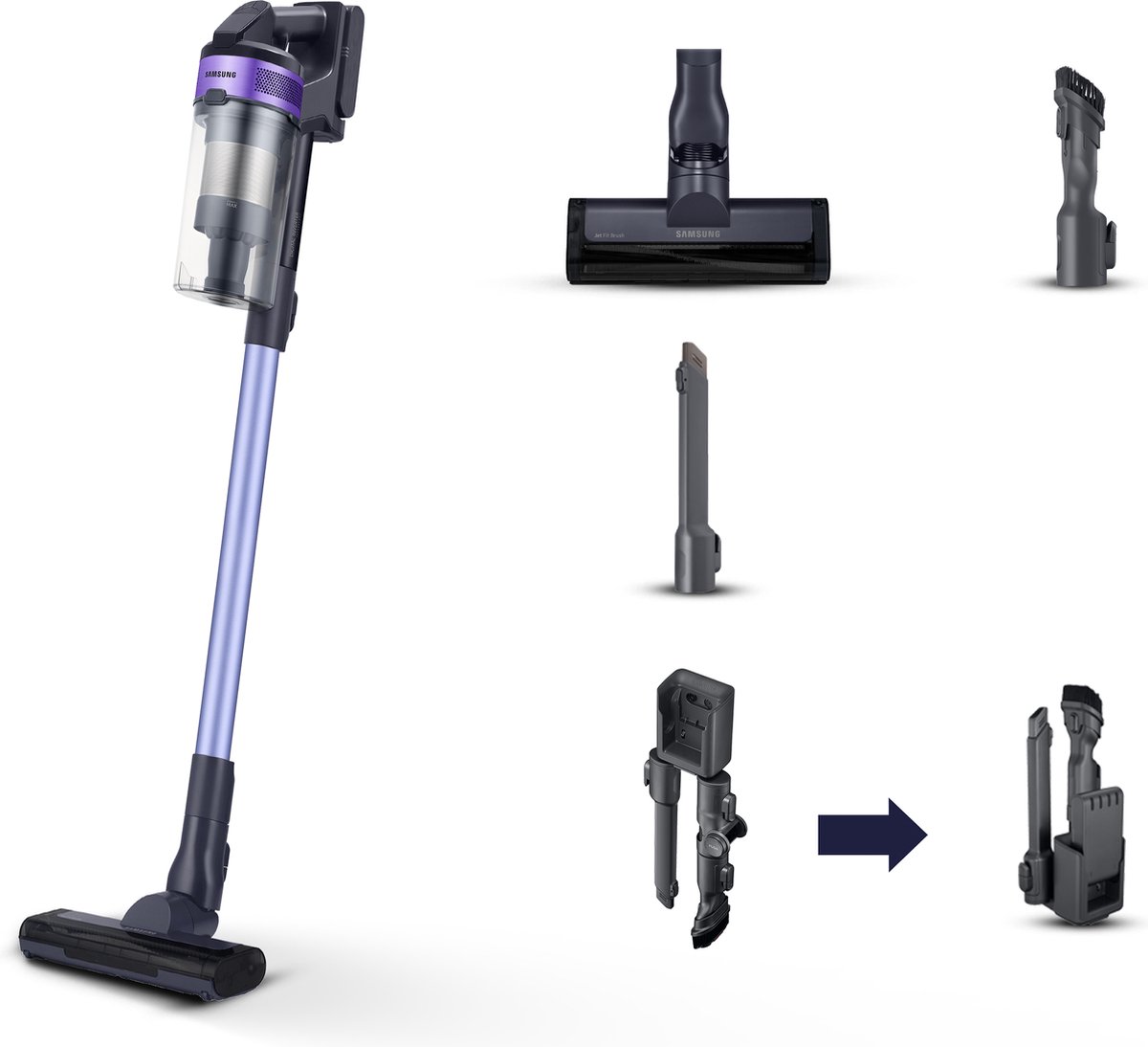 Goedkoopste Samsung VS15A6031R4 Zakloos 0,8 l Zwart
