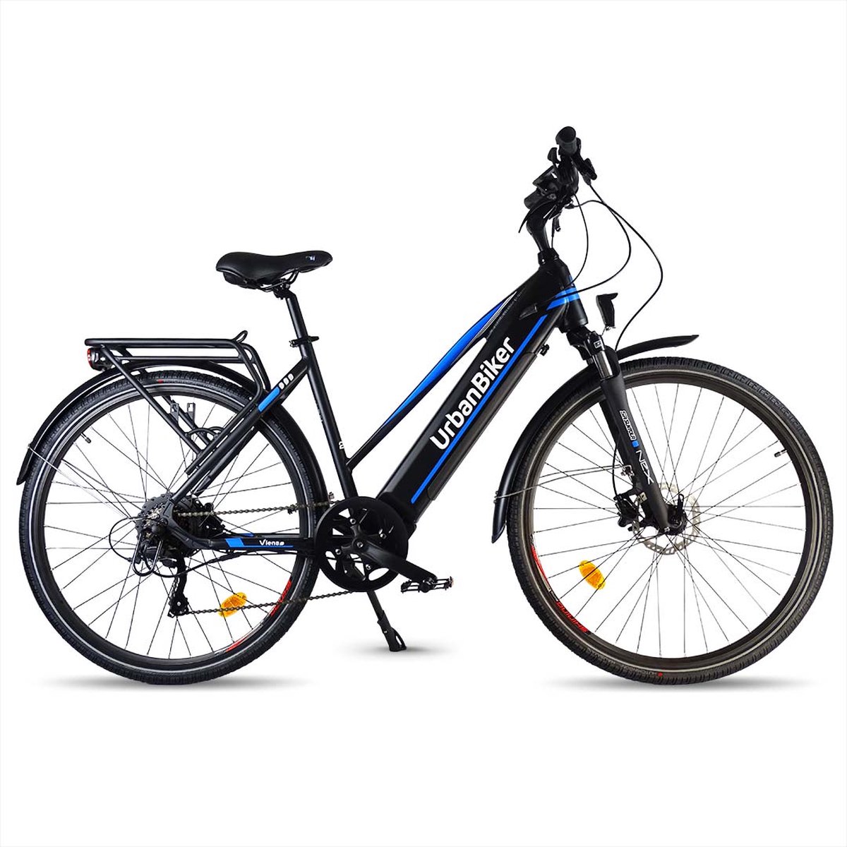 Urbanbiker Viena | Elektrische Trekking Fiets | Accu 720Wh | Blauw | 28’’