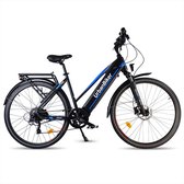 Urbanbiker Viena | Elektrische fiets Wandelen | Autonomie 140KM | Blauw | 28"