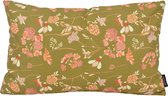 Mae Bloom Kussenhoes Groen | Indoor / Outdoor Collectie | Katoen | 30 x 50 cm