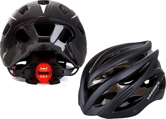 MTB helm met verlichting | E-bike | Racefiets Fietshelm met verlichting >> ingebouwd achterlicht. Licht van gewicht en extra veilig in het verkeer