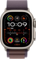 Bol.com Apple Watch Ultra 2 - GPS + Cellular - 49mm - Titanium Case with Indigo Alpine Loop - Small aanbieding