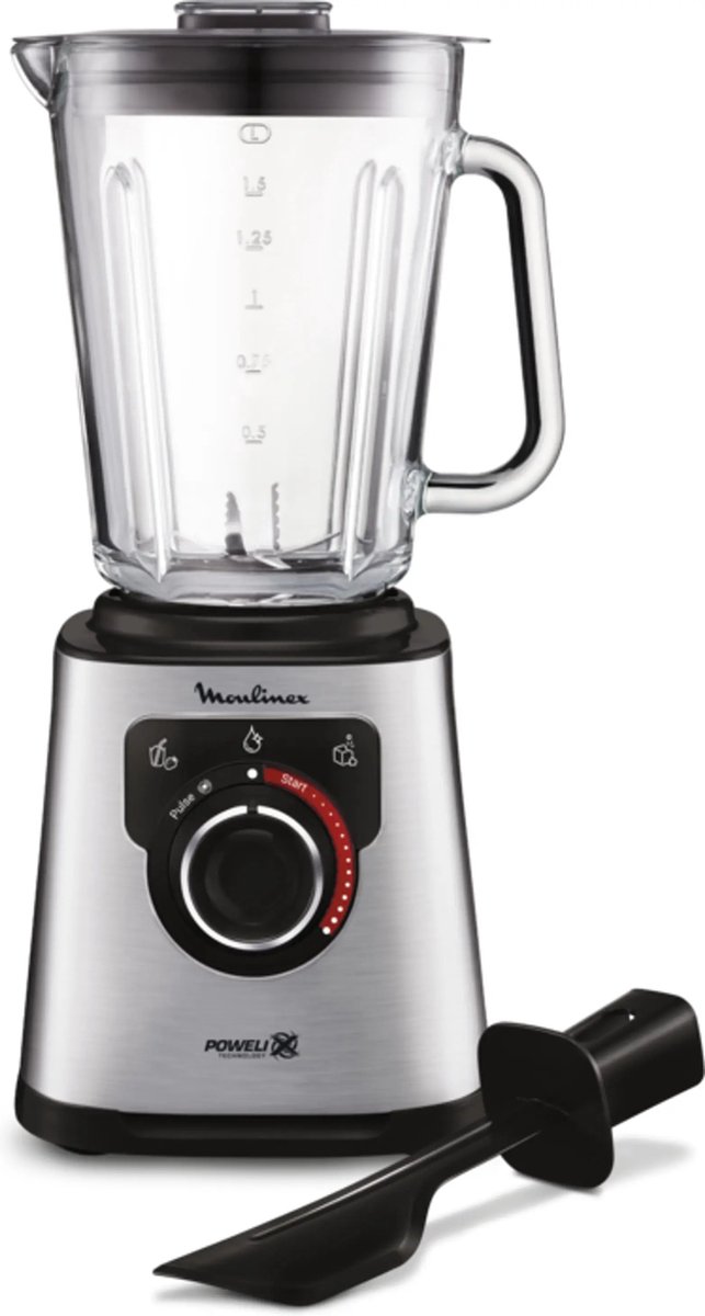 Moulinex - LM871 - Mixer - Grijs Staal - 1200 W - 1,5 L