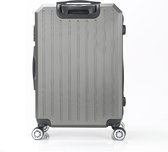 Valise Bagage à main - Chariot valise de voyage - Valises légères avec blocage sur roulettes - ABS robuste - 35 Litres - Diamond - Argent - Valise de voyage - S