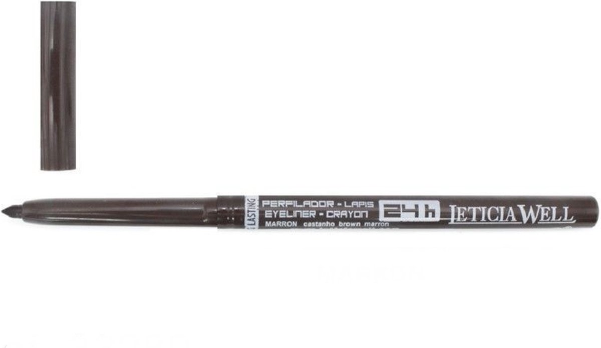 Leticia Well – Bruin oogpotlood, draaibaar / Automatic Pencil – 24H - Nummer 33289