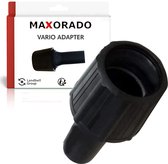 Maxorado Vario universele adapter 32 mm op 30-37 mm aansluiting - 32 mm sproeiers op buizen met diameter tot 37 cm aansluiten o.a geschikt voor Electrolux Fam Thomas Numatic Dirt Devil Bosch Siemens Miele stofzuiger