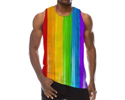 Regenboog Hemd - Pride - Sexy - Gay - Mannen