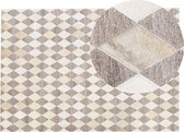 SESLICE - Patchwork vloerkleed - Beige - 140 x 200 cm - Jacquard