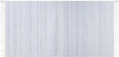 MALHIA - Vloerkleed - Blauw - 80 x 150 cm - Synthetisch materiaal