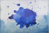ODALAR - Laagpolig vloerkleed - Blauw - 140 x 200 cm - Polyester