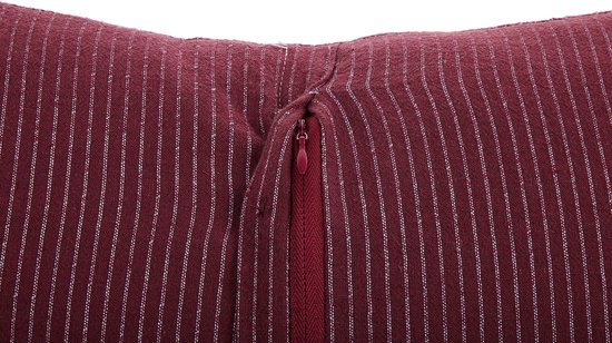 Beliani CAMPANULA - Sierkussen - Rouge - Plastique