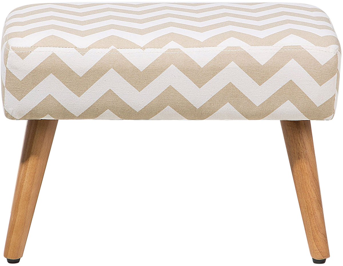 TAKOMA - Hocker - Beige - Katoen