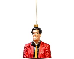 SNOLLEBOLLEKES KERSTBAL 'HOOFD ROB', 10CM