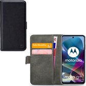 Mobilize Classic Gelly Wallet Telefoonhoesje geschikt voor Motorola Moto G200 5G Hoesje Bookcase Portemonnee - Zwart