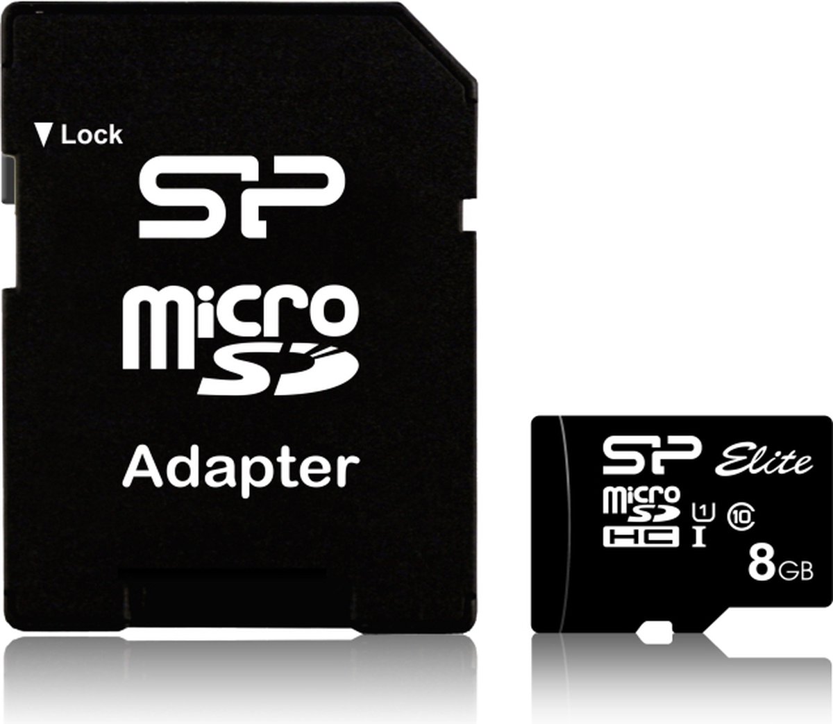 Silicon Power Micro SDHC incl. SD Adapter 8GB UHS-1 Class 10