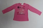 T-shirt met lange mouw - Meisje - streepje roze - Paris - 3 jaar 98