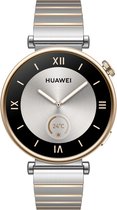 HUAWEI WATCH GT 4 - 41MM - Zilver/gouden roestvrijstalen Horlogeband - 24/7 Gezondheidsbeheer - Tot 7 dagen batterijduur - Compatibel met zowel iOS als Android