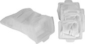 Makita fleece filterzak stofzak voor snoerloze stofzuiger DCL BCL 182 140 Z (166084-9) 5-pack