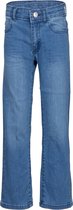 Meisjes jeans broek Hili - Wide leg - Midden blauw