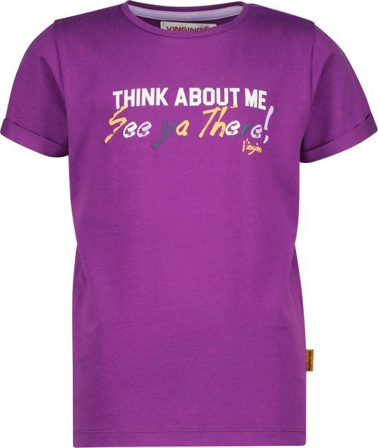 Vingino meiden t-shirt Hera Deep Plum Purple