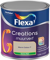 Flexa Creations - Muurverf - Extra Mat - Warm Colour 7 - 250ML