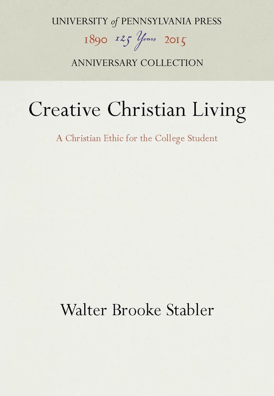 Foto: The george dana boardman lectureship in christian ethics 1933 creative christian living