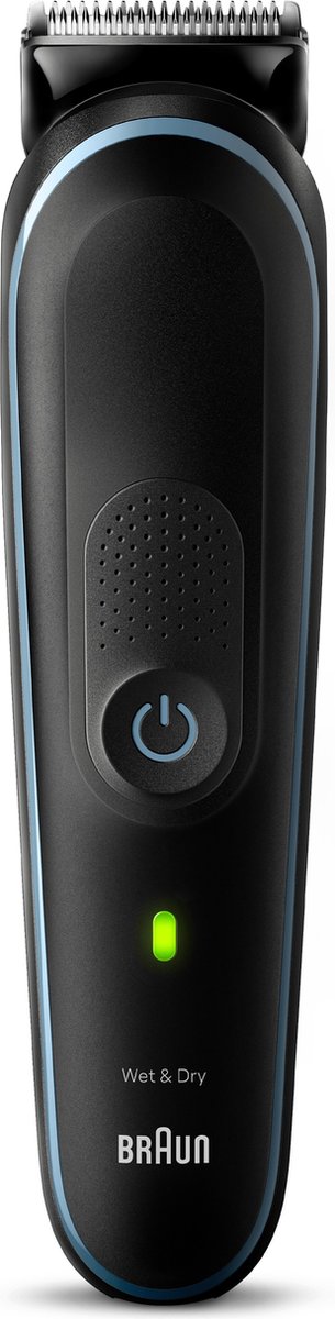 Braun All-In-One Bartpflege Bodygroomer Set 6-in-1 Barttrimmer Trimmer/Haarschneider Herren Haarschneidemaschine Kammaufsatze 50 Min. kabellose Laufzeit Geschenk Mann MGK3410