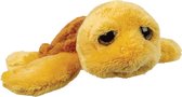 Suki Gifts pluche zeeschildpad Jules knuffeldier - cute eyes - okergeel - 14 cm - Hoge kwaliteit